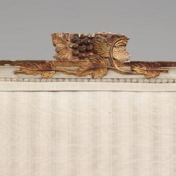 KARMSTOLAR, ett par, stockholmsarbeten, 1700-talets andra hälft, gustavianska.