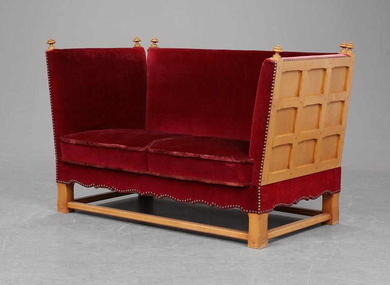 A sofa attributed to Elias Barup, "The Spanish Set" for Gärsnäs, Sweden 1920-30's.