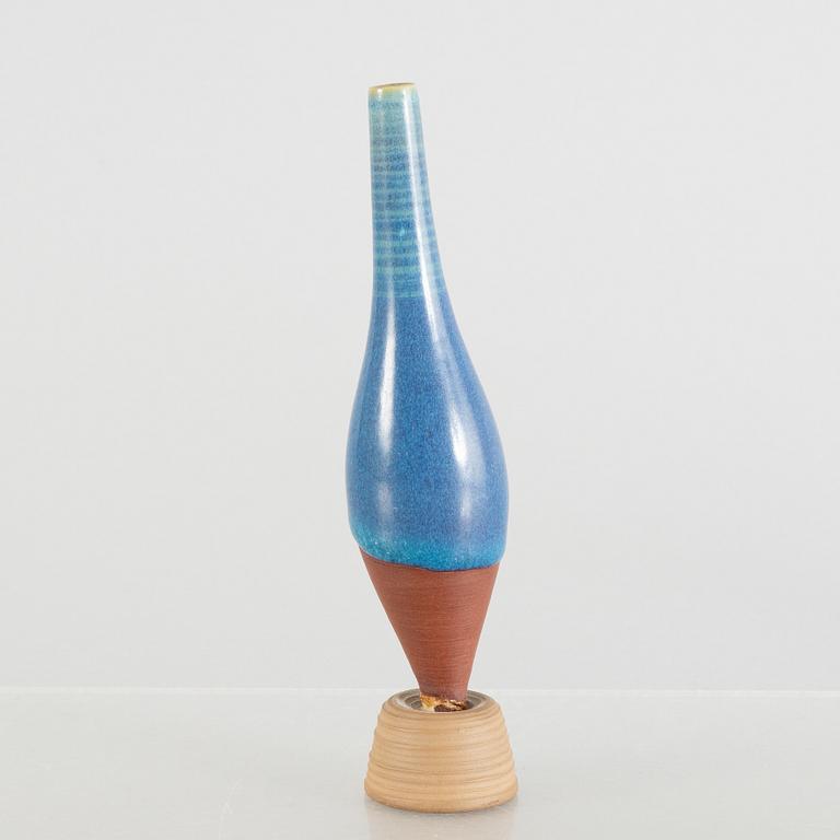 Five miniature vases and four bowls, including Carl Harry Stålhane, Rörstrand and Wilhelm Kåge, Gustavsberg Studio.