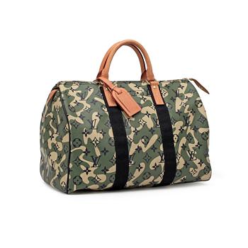 Authentic LOUIS VUITTON Speedy Bag Monogram Camouflage 35