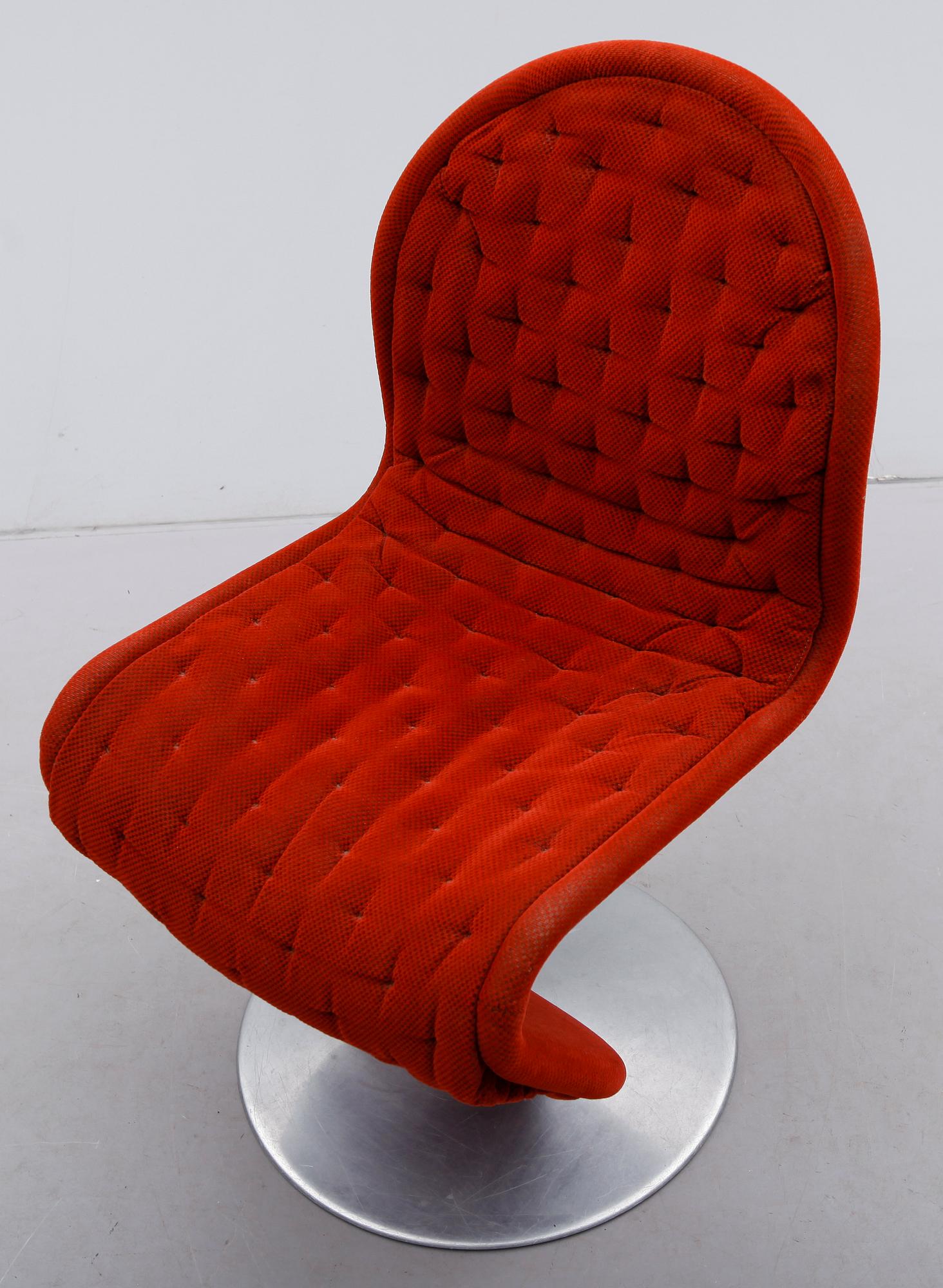 STOL, Verner Panton, "System 1-2-3", Fritz Hansen, Danmark 1970-tal.