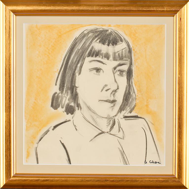 AGNES CLEVE, blandteknik, stämpelsignerad.