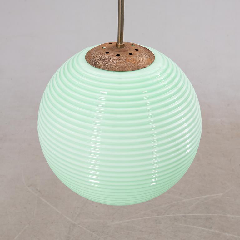 Ceiling lamp 1930s probably Pukeberg Swedish modern.