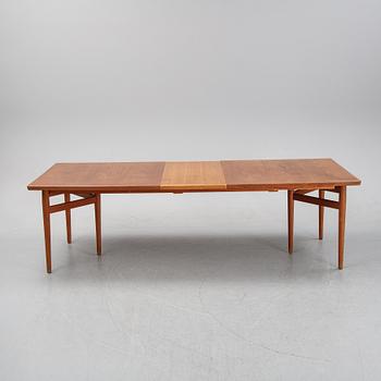 Arne Vodder, a teak dining table, Sibast, Denmark 1960's.