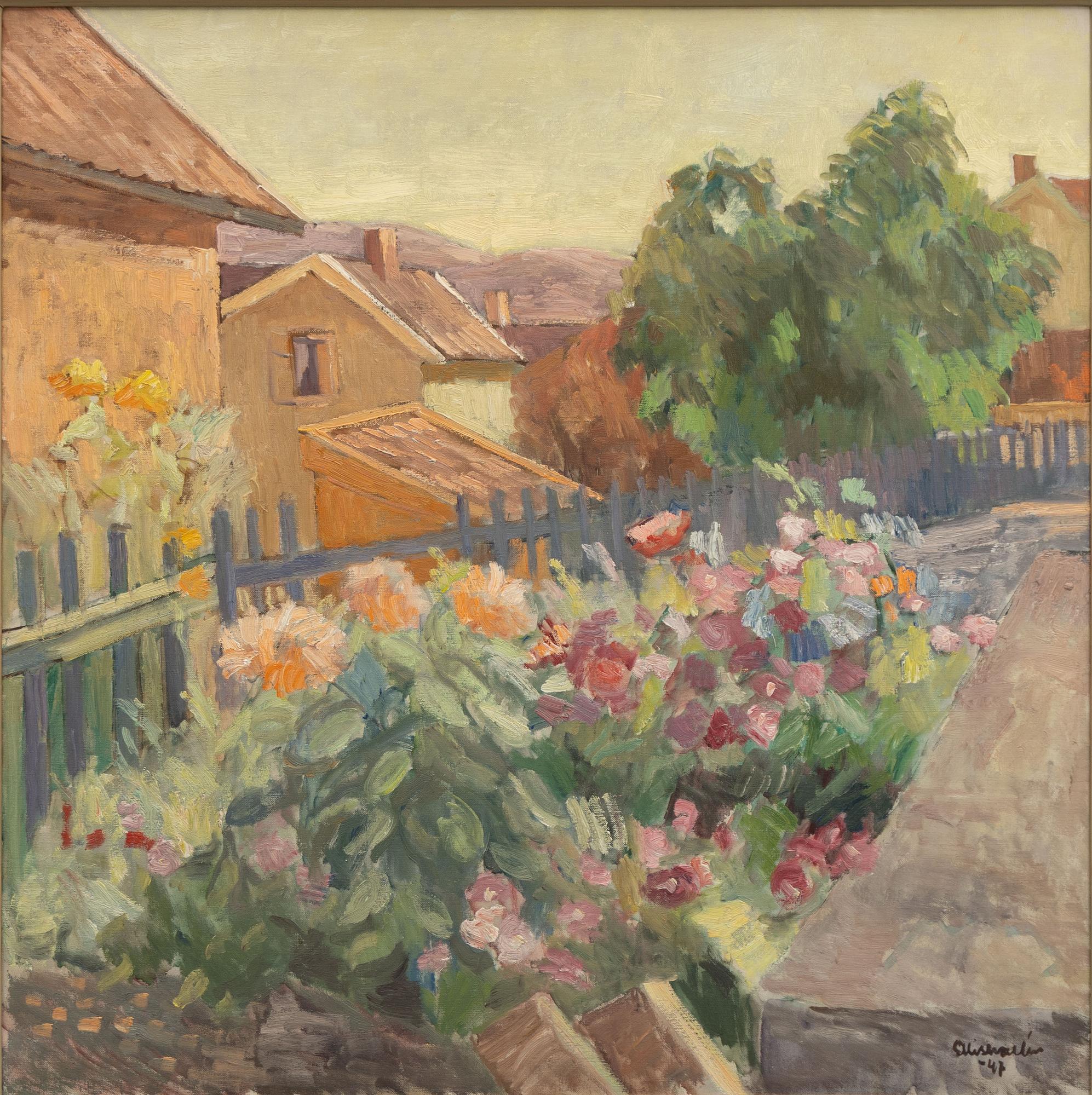 Elis Wallin, "Blomsterrabatt på berget".