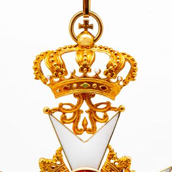 Vasaorden, enamel on gold 18K CF Carlman.