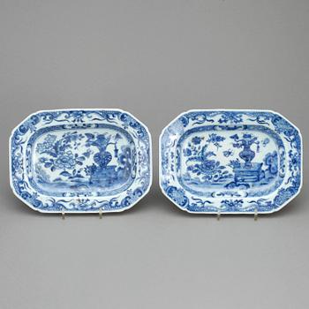FAT, ett par, porslin, Kina, Qianlong, 1736-95.