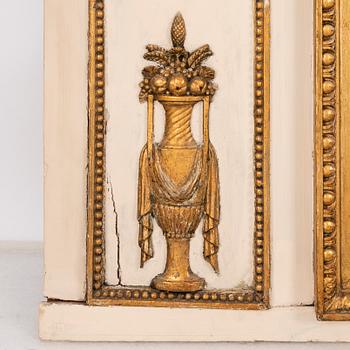 A Late Gustavian gilt-gesso and mirrored panelling, circa 1800.