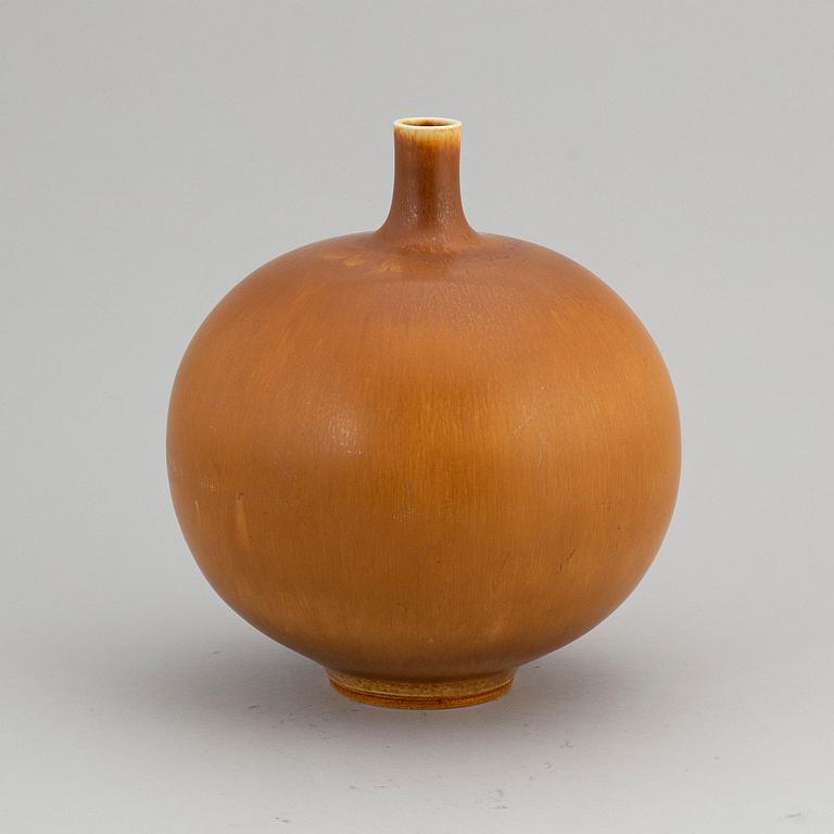 Berndt Friberg, a stoneware vase, Gustavsberg studio, Sweden 1968.