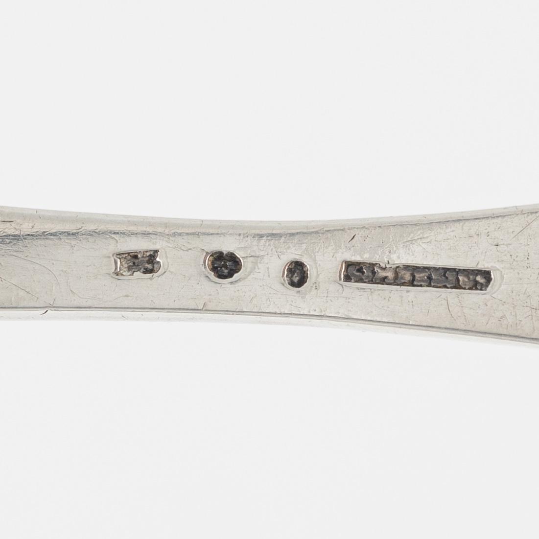 Nils Limnelius, fiskspade, silver, Stockholm 1811.