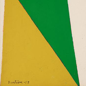 HARRY BOOSTRÖM, oil on panel, signed and dated -55.