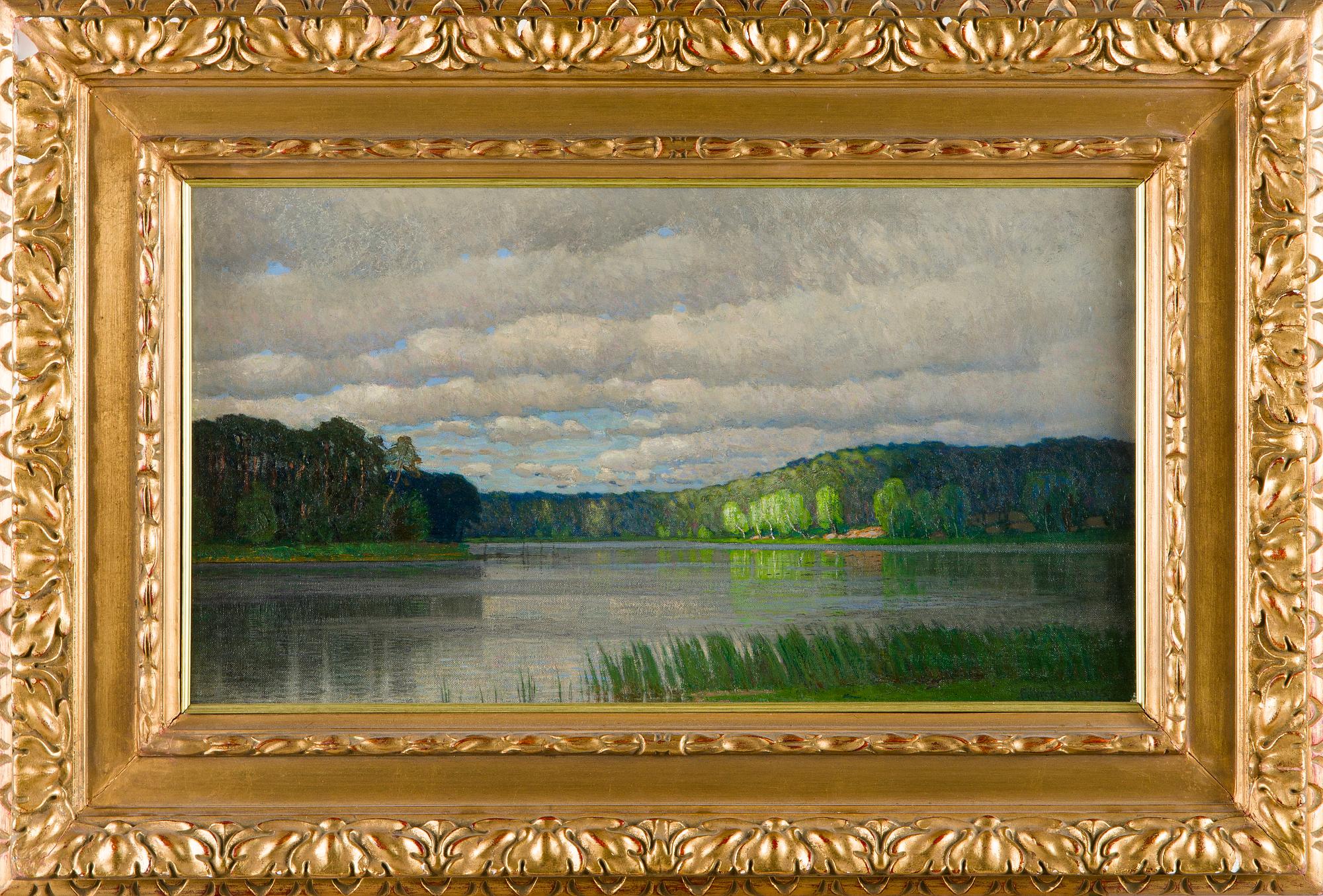 Alfred Scherres, Pilvinen maisema.