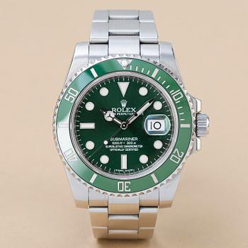 1007. Rolex, Submariner, ”Hulk”, "First Year Edt", "Mark 1 Dial", ca 2010.