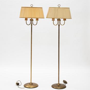 Bertil Brisborg, a pair of floor lamps, model "32123", Nordiska Kompaniet.
