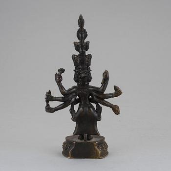 GUDOM, brons, Avalokiteshvara, Tibet, 1800-tal.