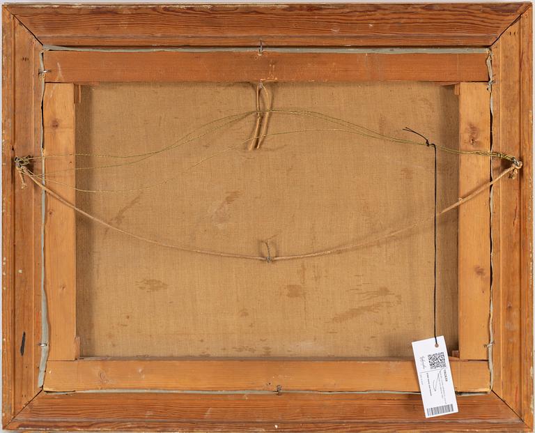 SAMUEL (SAM) ARSENIUS, olja duk, signerad och daterad 1891.