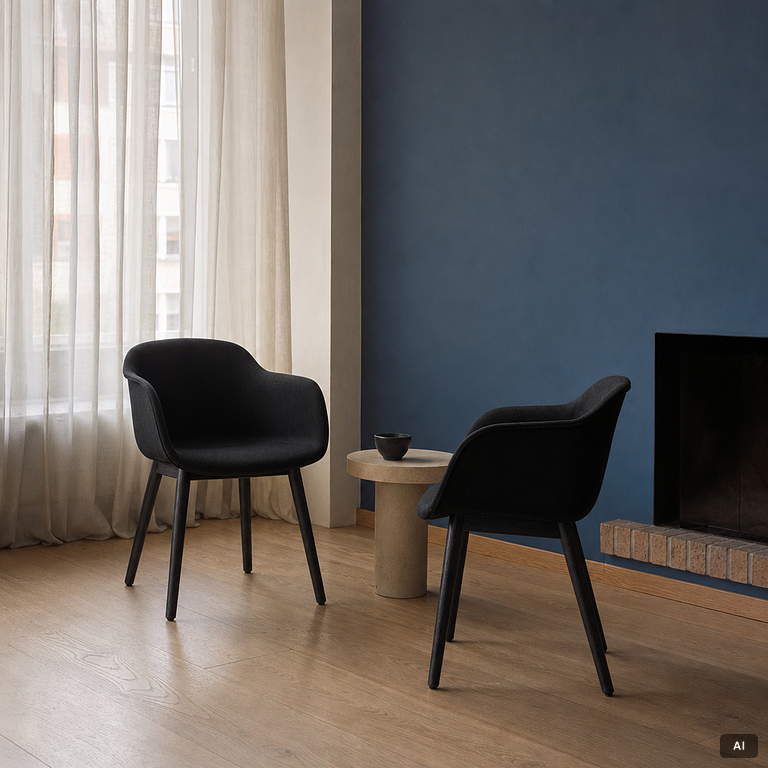 Chairs, 4 pcs, "Fiber armchair", Iskos-Berlin, Muuto.