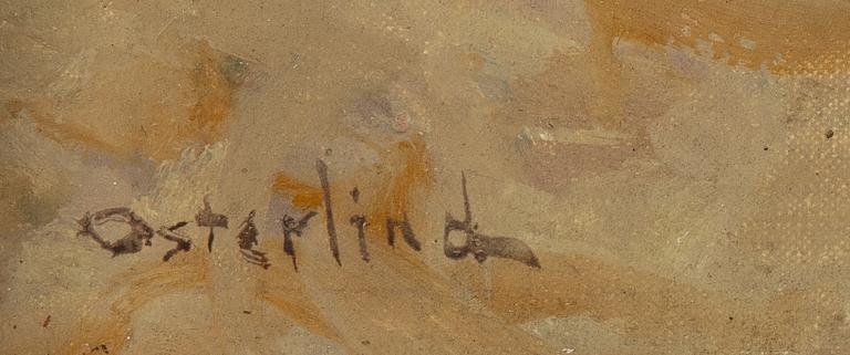 Allan Österlind, olja på duk, signerad.