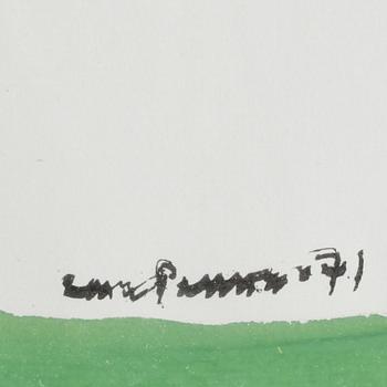 LASSE PERSSON, akvarell, sign. o dat. -71.