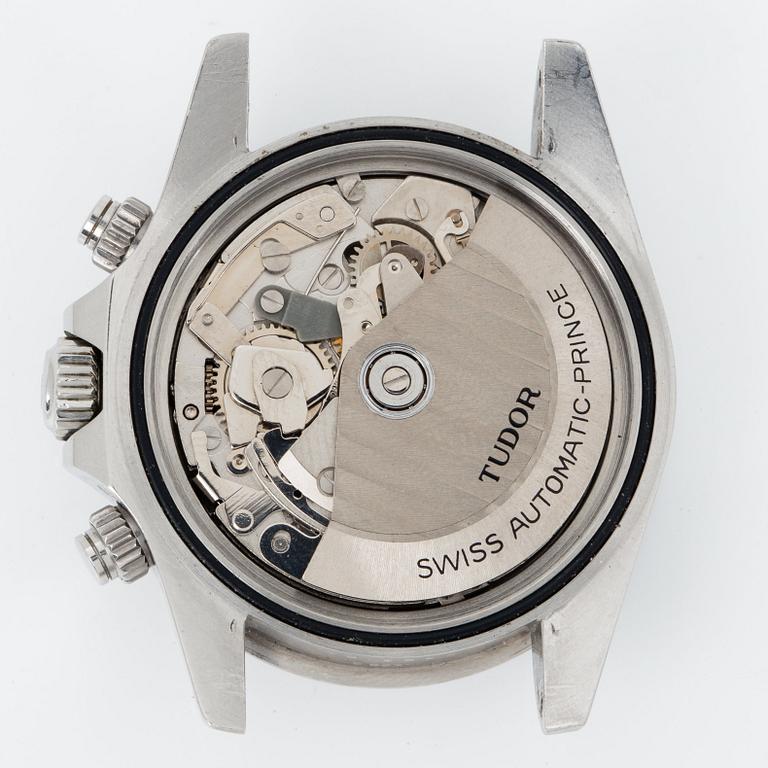 TUDOR, Oysterdate. chronograph, "Big Block".