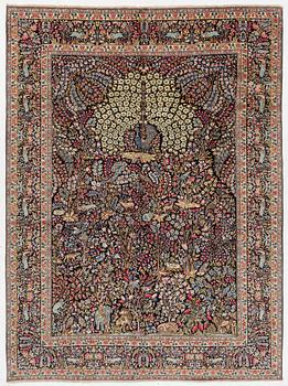 Carpet, Kirman, approx. 390 x 290 cm.