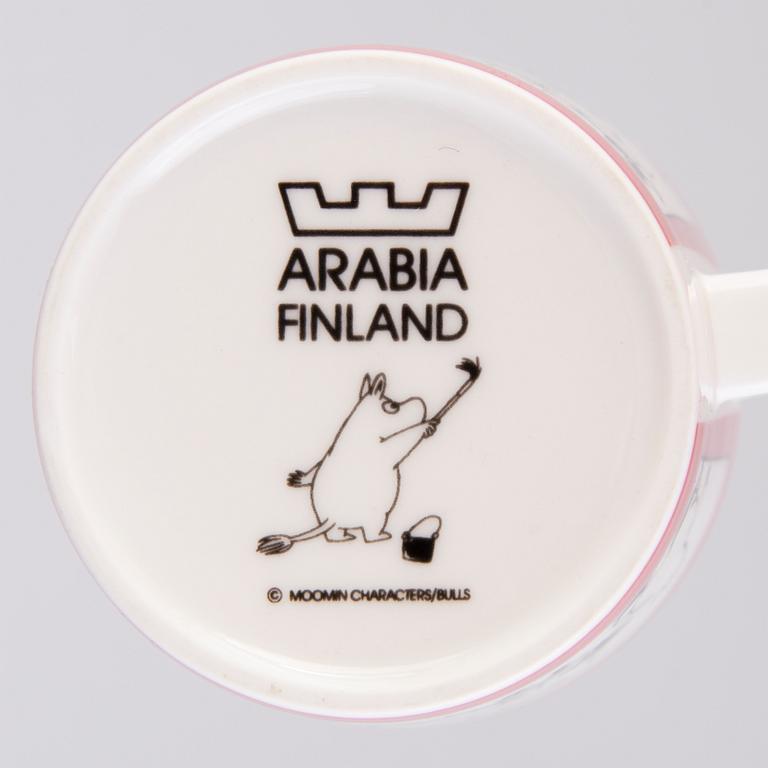 MUUMIMUKI, posliinia, "Muki roosa", Moomin Characters, Arabia 1990-1993.