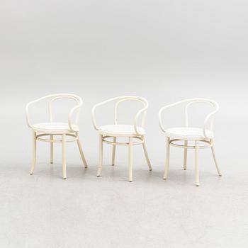 Thonet, 3 armchairs model no 30.