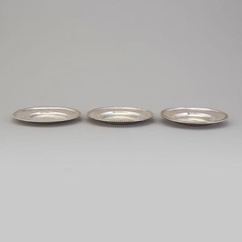 FAT, 3 st, silver, Gustaf Möllenborg, 1800-tal.