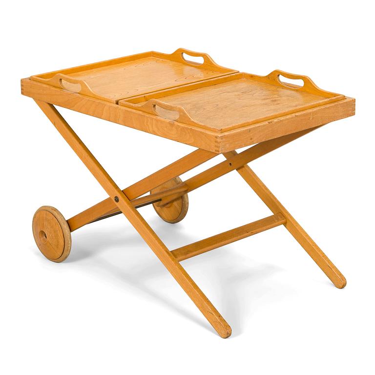 Aulis Leinonen & Tapio Wirkkala, a '3980' tea trolley. Manufactured by Asko 1959-1960.
