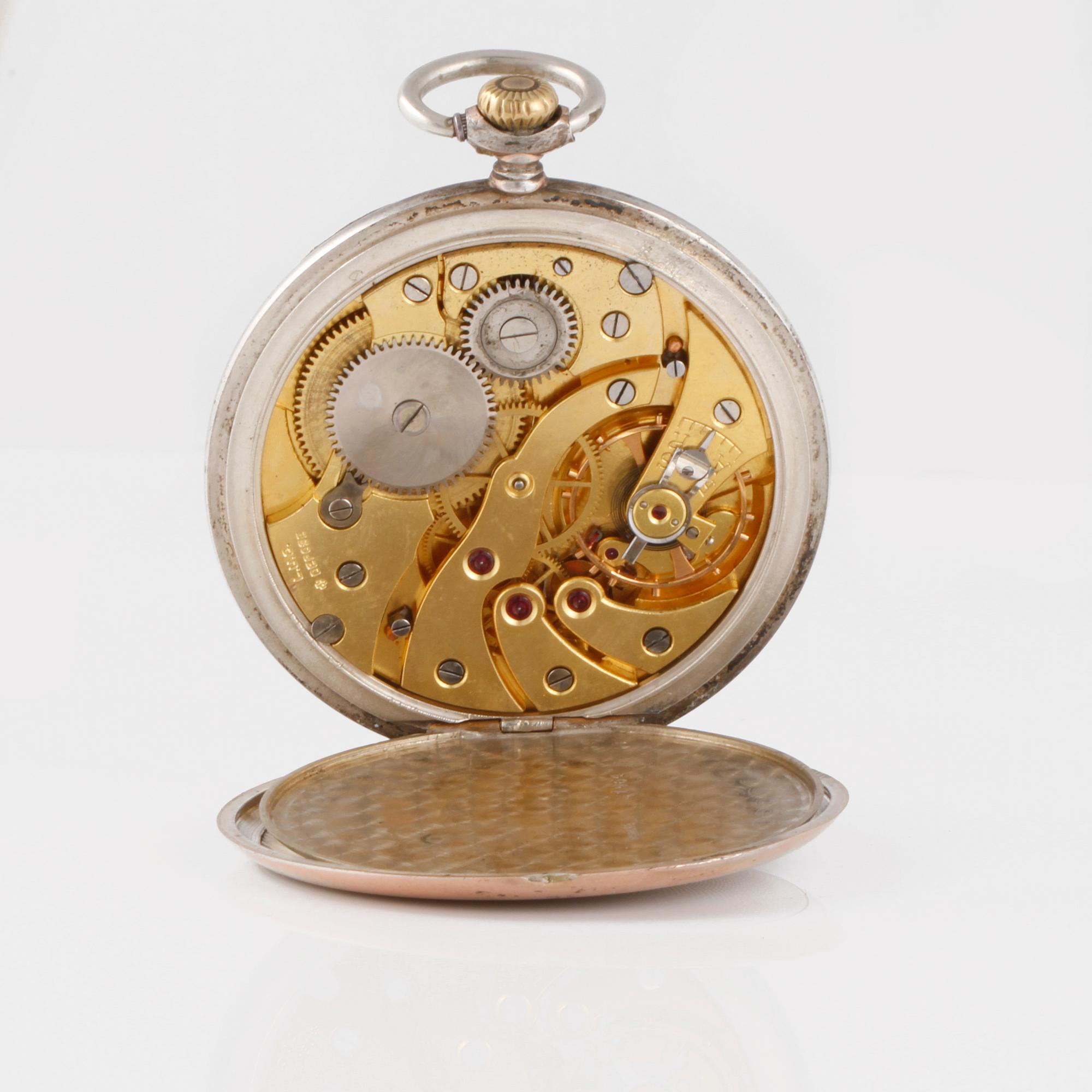 FICKUR, delvis silver, LUC, 1900-talets första hälft.