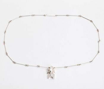 Björn Weckström, halsband, "Zombi", sterlingsilver, Lapponia 1974.