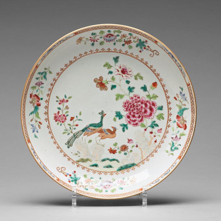 SKÅLFAT, kompaniporslin. Qingdynastin, Qianlong (1736-95).
