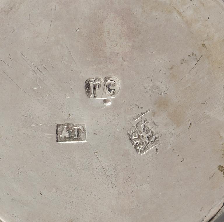 BÄGARE, 5 st, Moskva 1700-talets slut /1800-talets början.
