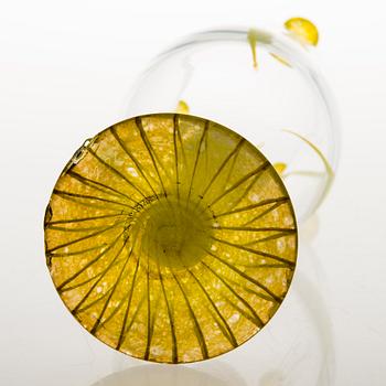 TIINA NORDSTRÖM, a 'Joy' art glass signed Tiina Nordström Nuutajärvi 1996.