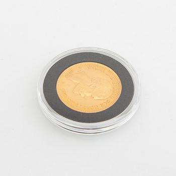 Guldmynt Sverige, Oscar II 20 kr, 1890.