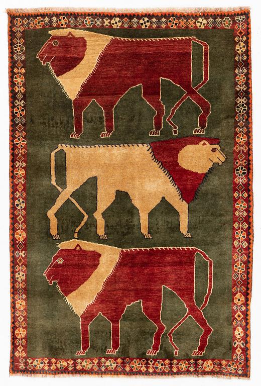 Matta, Kashgai,  174 x 116 cm.