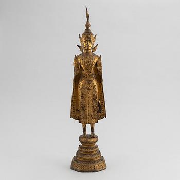 Buddha Sakyamuni, brons, Thailand, 1800-tal.