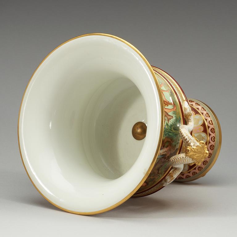 A Meissen vase, 19th Century.