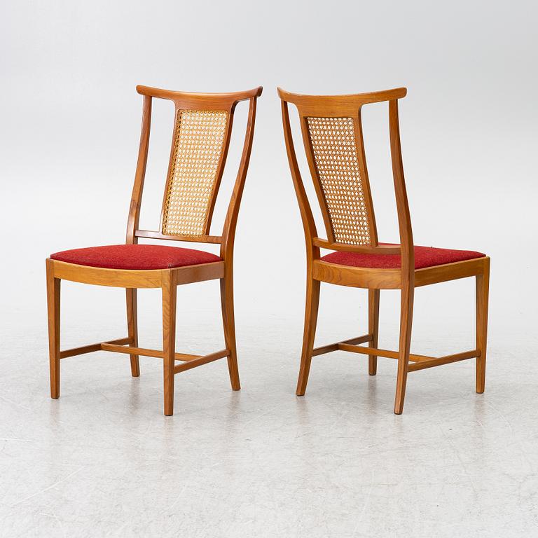 Bertil Fridhagen, Chairs, 4, “Alf”, Bodafors, mid-20th century.