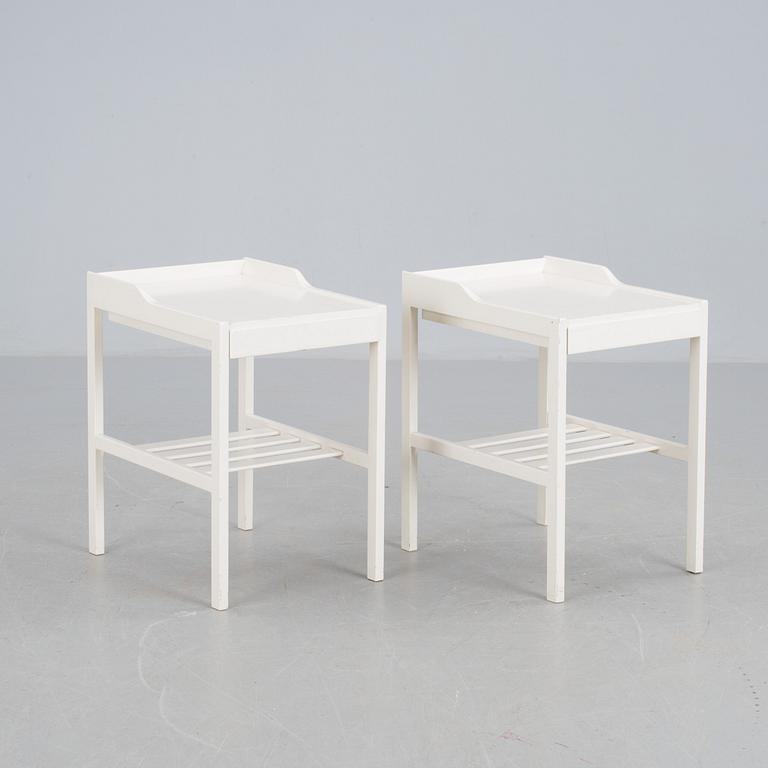 SÄNGBORD, 1 par, Bertil Fridhagen, Bodafors.