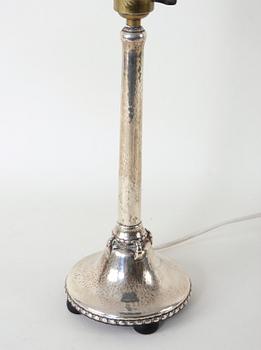 Lampfot, silver, C G Hallberg 1927.