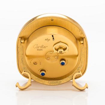 Cartier, alarm clock, 78 mm.