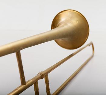 TROMBON, mässing, England, 1900-talets första hälft.