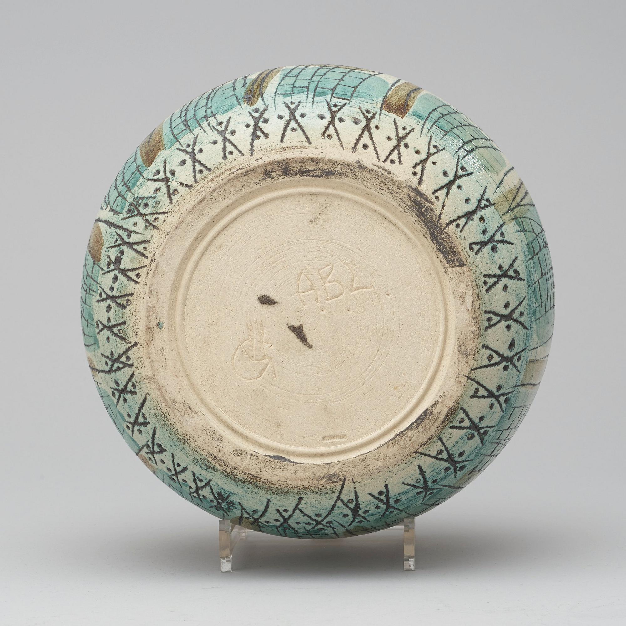 ANDERS BRUNO LILJEFORS, urna, Gustavsberg Studio 1950-tal.