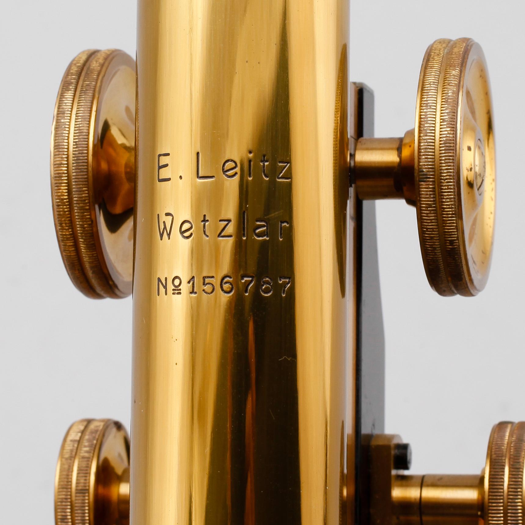 MIKROSKOP, No 156787, Ernst Leitz Wetzlar, 1900-talets första hälft.