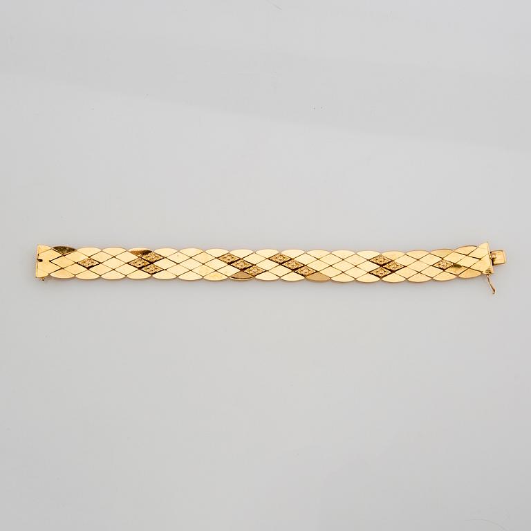 Bracelet 18K gold Vicenza Italy.