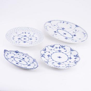 A 90-piece 'Musselmalet' porcelain service, Royal Copenhagen, Denmark.