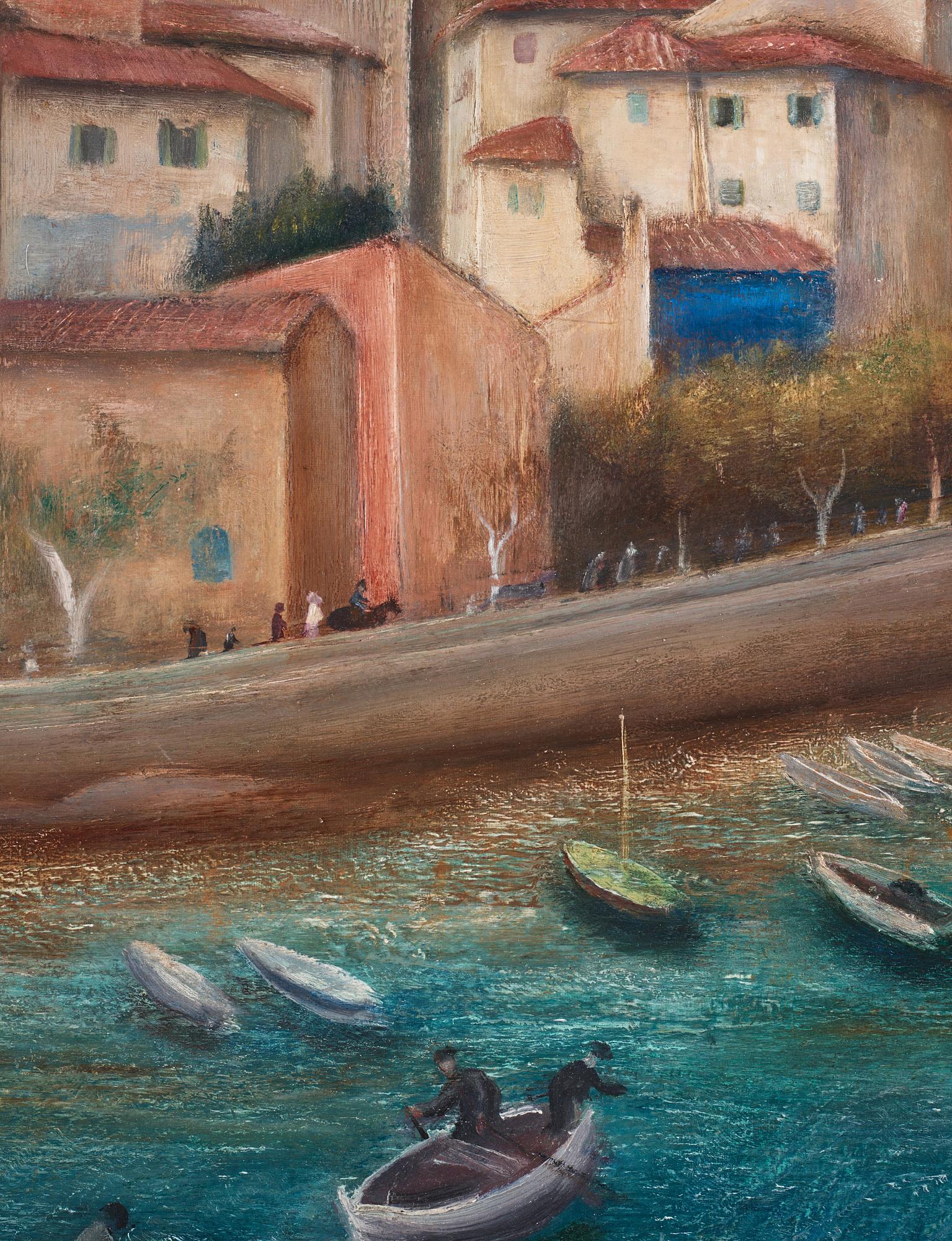 Martin Åberg, "Den gamla staden, Mentone" (The old city Mentone).