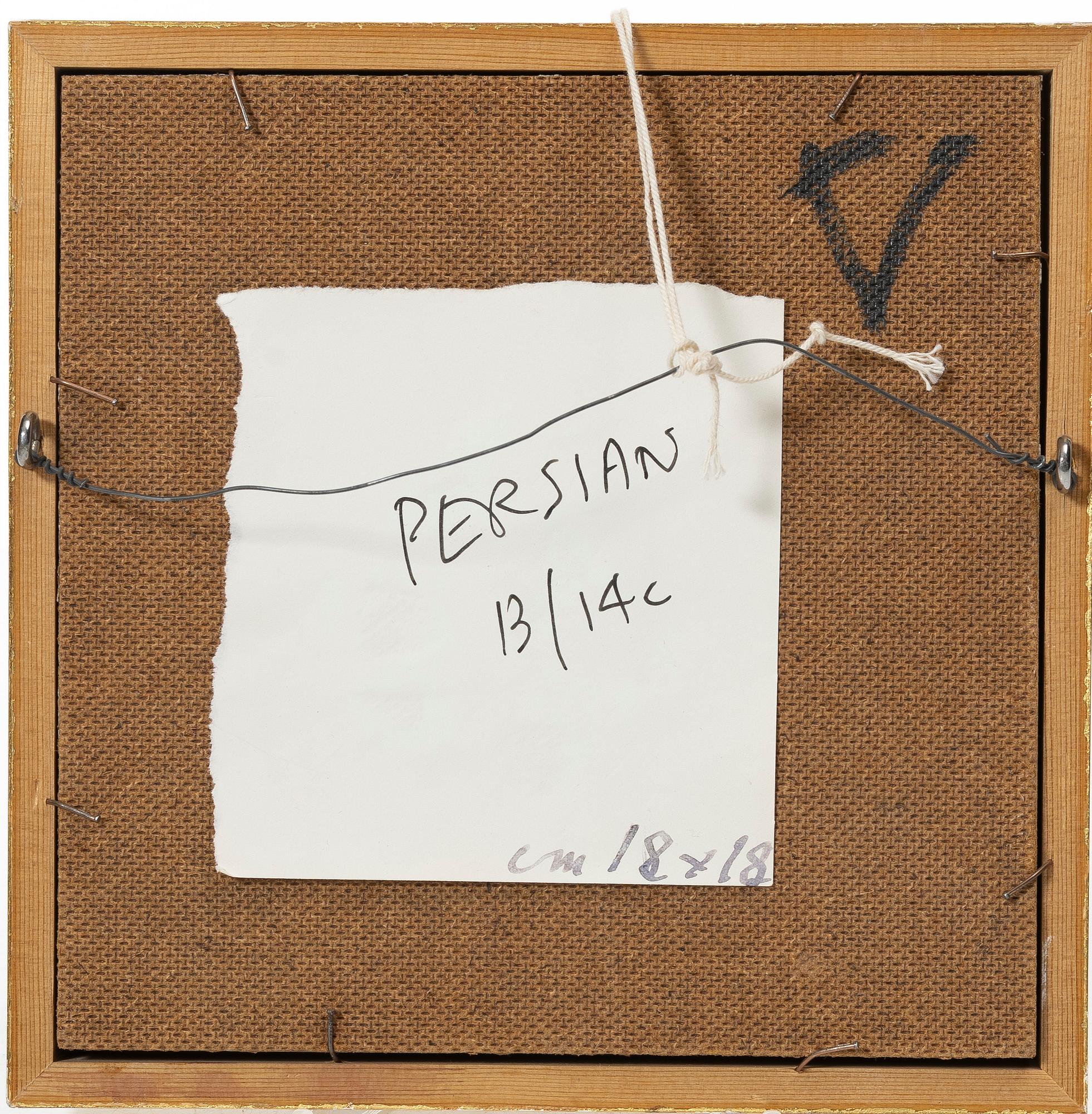 A Kashan lustre-decorated star-tile, central persia, 14th century,