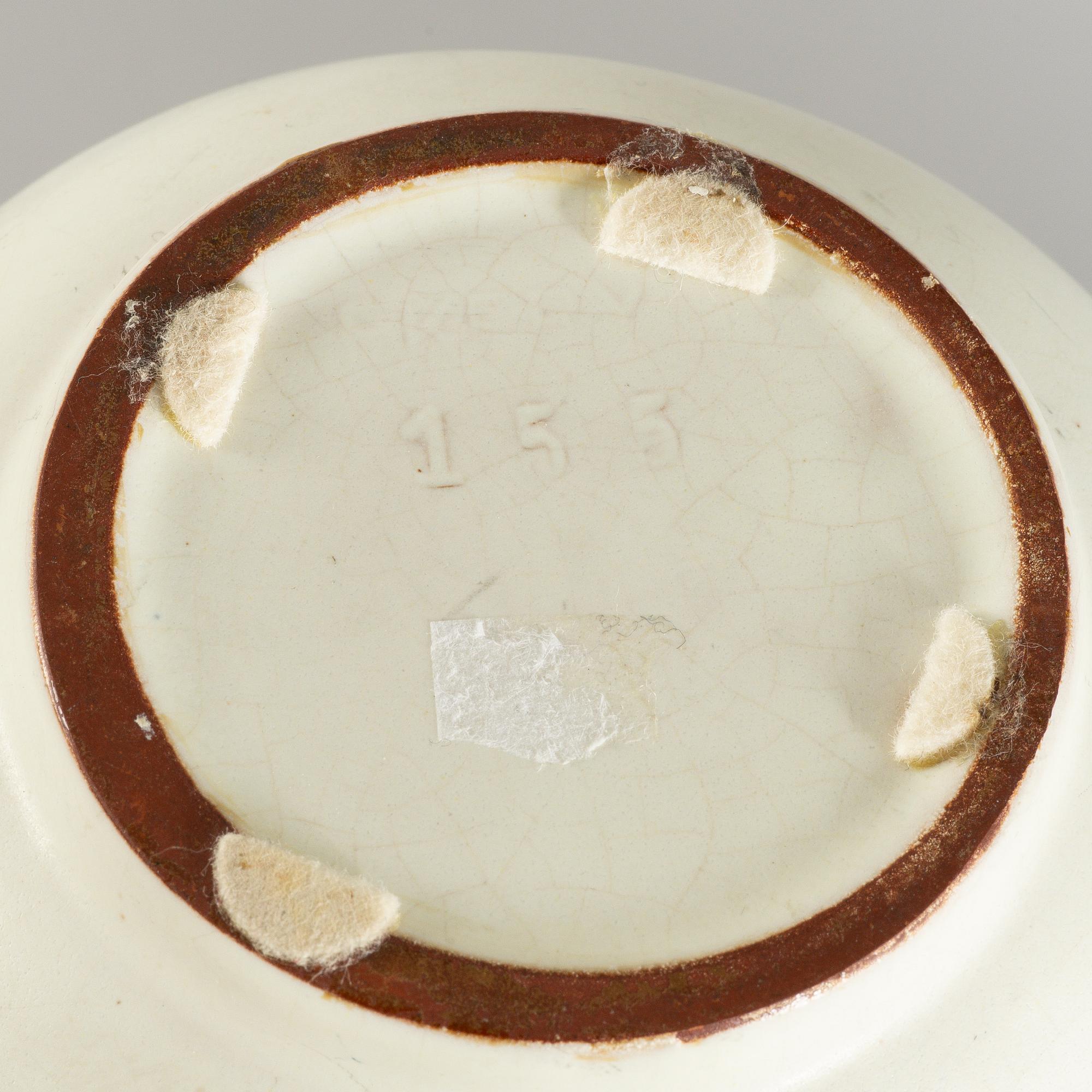 Anna-Lisa Thomson, a set of four vases, Upsala-Ekeby.